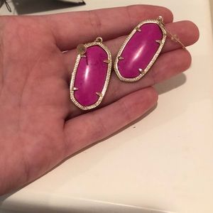 Kendra Scott Hot Pink Elle Earrings